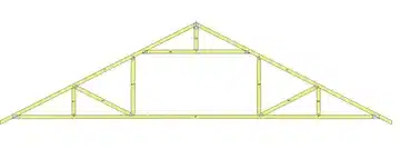 AtticTruss Attic truss rendering